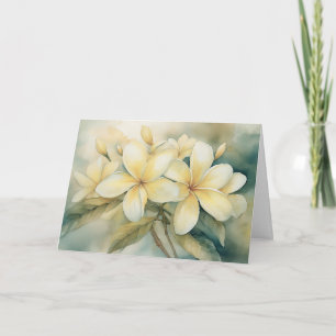Hamakua Coast Yellow Plumeria Greeting Card