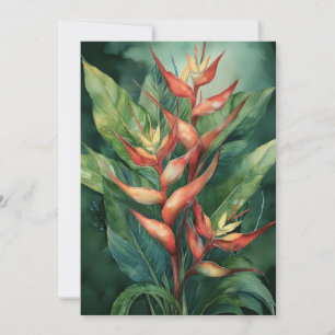 Hamakua Heliconia Holiday Card
