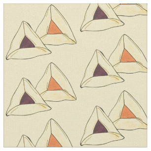 Hamantaschen Hamantash Purim Jewish Holiday Cookie Fabric