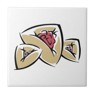 Hamantashen Ceramic Tile