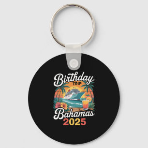 Hamas Birthday Trip 2025 Crew Tropical Beach Vacat Key Ring
