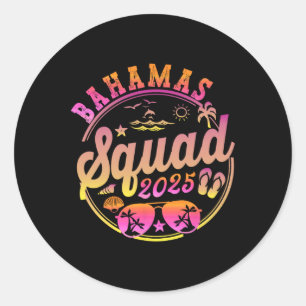 Hamas Vacation Squad 2025 Matching Island Trip Sum Classic Round Sticker