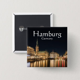 Hamburg 15 Cm Square Badge