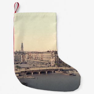 Hamburg Alsterarkaden Deutschland Alster Germany Small Christmas Stocking