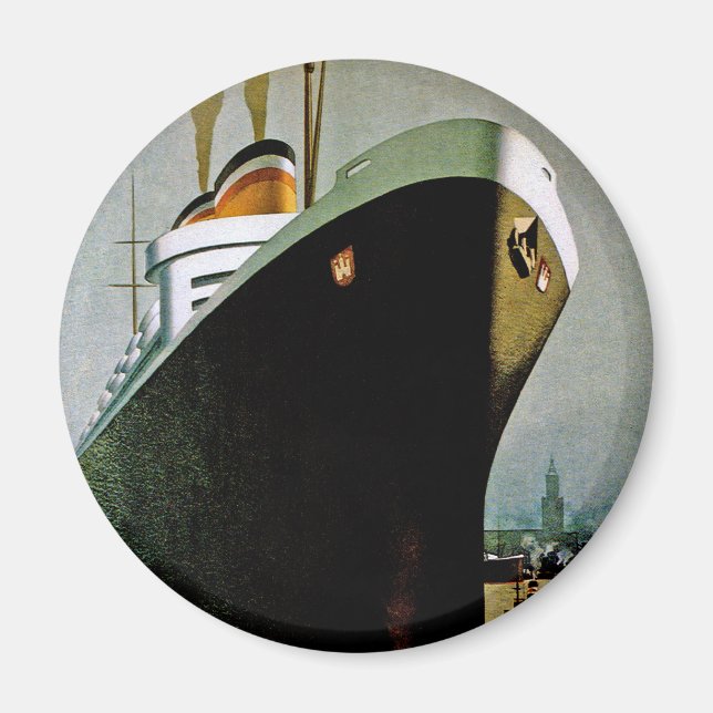 Hamburg-Amerika Line Magnet (Front)