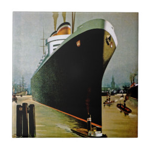 Hamburg-Amerika Line Tile