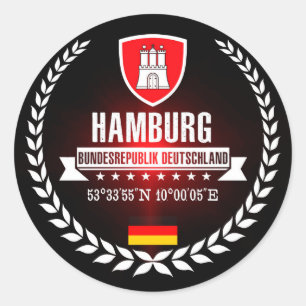 Hamburg Classic Round Sticker