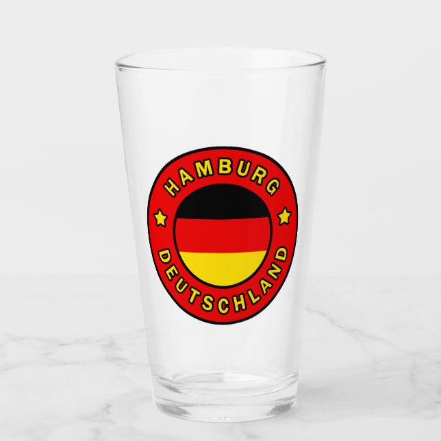 Hamburg Deutschland Glass (Front)