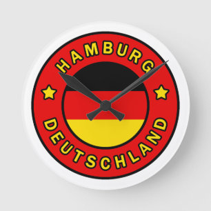 Hamburg Deutschland Round Clock