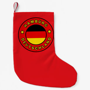Hamburg Deutschland Small Christmas Stocking