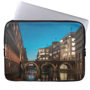 Hamburg Ellerntorsbrücke Laptop Sleeve