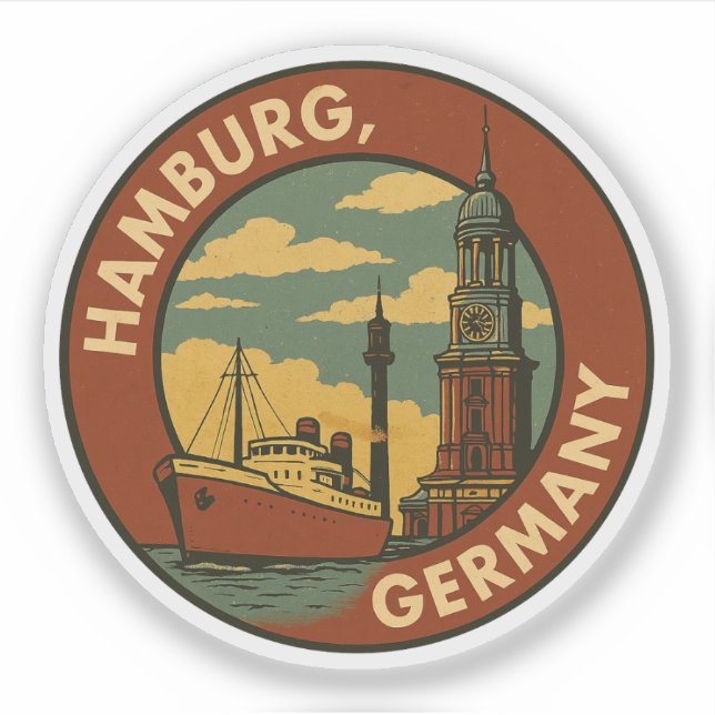 Hamburg German Port City (Front)
