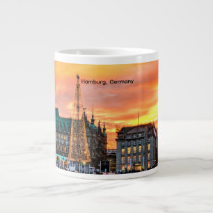 Hamburg, Germany at Christmas Large Coffee Mug