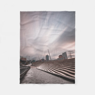 Hamburg Germany Fleece Blanket