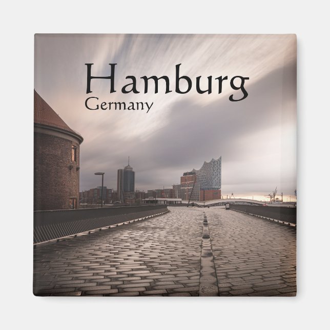 Hamburg Germany Magnet (Front)