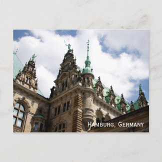 Hamburg Germany Rathaus Postcard