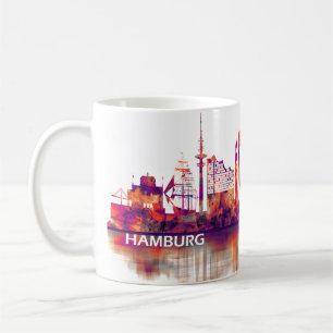 Hamburg Germany Skyline Coffee Mug