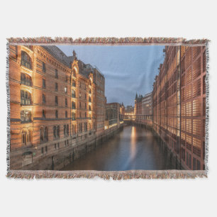 Hamburg Germany Throw Blanket