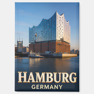 ✈️ Hamburg Germany Travel Gift ⚓ Magnet