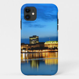 Hamburg Harbour Hafen Deutschland Alster Night iPhone 11 Case