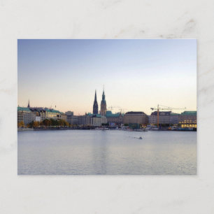 Hamburg Harbour Hafen Hamburger Deutschland Postcard