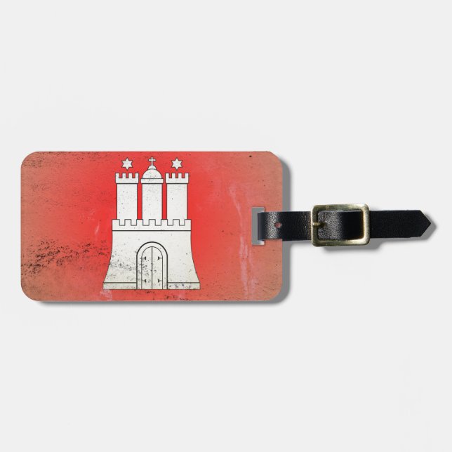 Hamburg Luggage Tag (Front Horizontal)