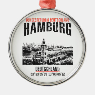 Hamburg Metal Ornament