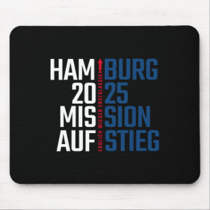 Hamburg Rise 2025 Fan Design Football Love  Mouse Pad