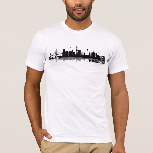 Hamburg Skyline T-Shirt (Front)