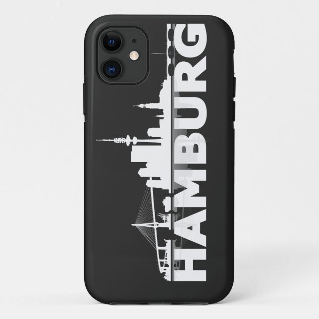 Hamburg town center of skyline iPhone 5 sleeve Case-Mate iPhone Case (Back)