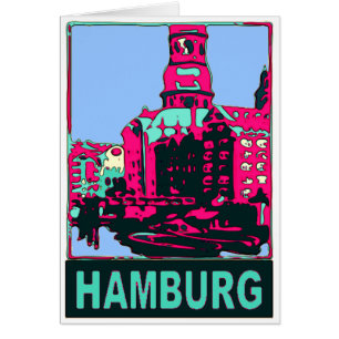 Hamburg Travel Poster