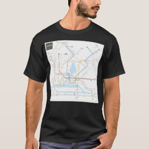 Hamburg U-Bahn S-Bahn map T-Shirt