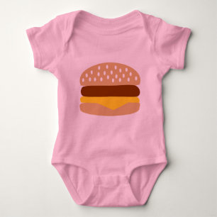 Hamburger Baby Bodysuit
