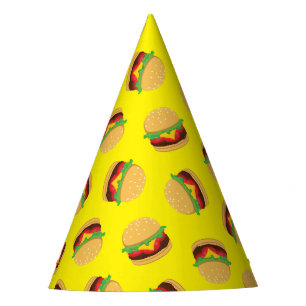 Hamburger Birthday Party Burger Party Hat