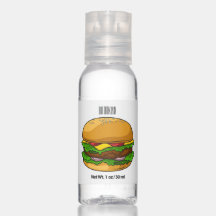 Hamburger cartoon illustration