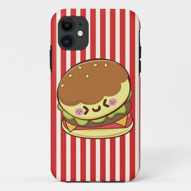 Hamburger Case-Mate iPhone Case (Back)