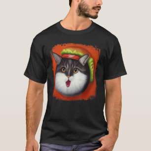Hamburger Cat Catburger Burger Purr Meow Cat 10 T-Shirt