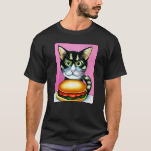 Hamburger Cat  Catburger Burger Purr Meow Cat   2 T-Shirt