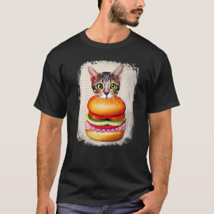 Hamburger Cat Catburger Burger Purr Meow Cat   3 T-Shirt