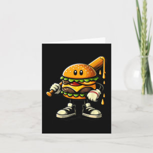 Hamburger Cheeseburger Playing Sell Sports Player Card