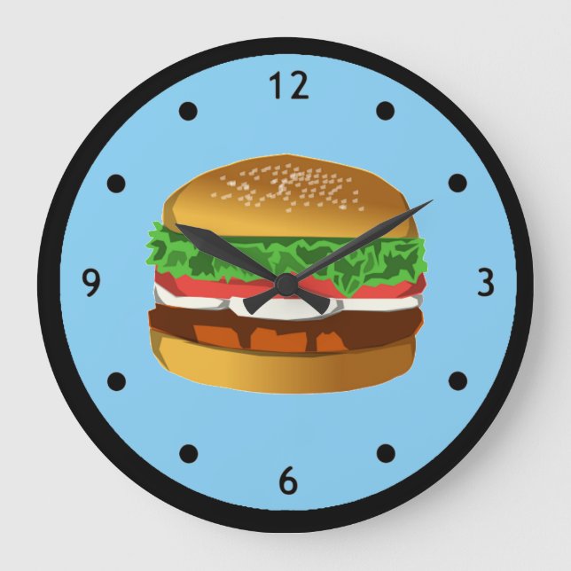 Hamburger Clock (Front)