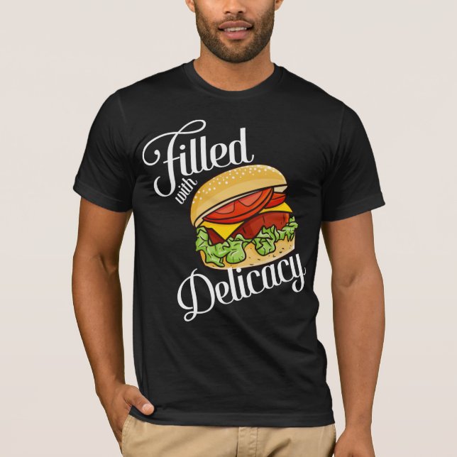 Hamburger Delicacy T-Shirt (Front)