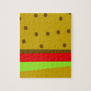 Hamburger food fast food burger jigsaw puzzle