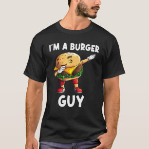 Hamburger For Men Papa Burger Cheeseburger Food T-Shirt