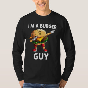 Hamburger For Men Papa Burger Cheeseburger Food T-Shirt