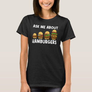 Hamburger For Men Women Food Cheeseburger Costume T-Shirt