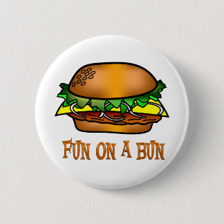 Hamburger Fun 6 Cm Round Badge