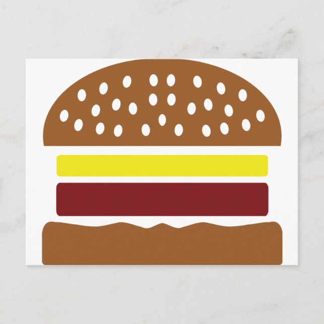 hamburger icon postcard (Front)