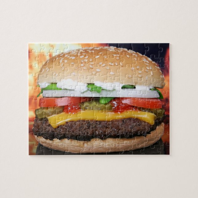 Hamburger Jigsaw Puzzle (Horizontal)
