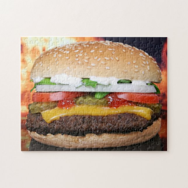 Hamburger Jigsaw Puzzle (Horizontal)